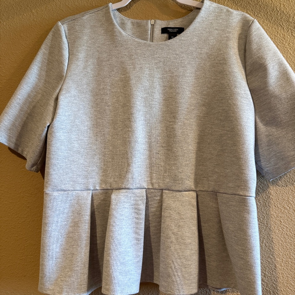Grey Vera Wang Blouse